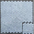 Ebro Ceramic Supply China White Hexagon Carrara Marble Mosaic Tile